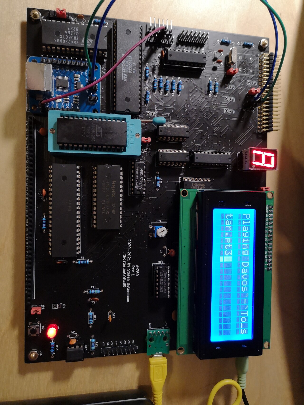 Lockdown Projekt: 8 Bit Computer auf Z80-Basis – thoster.net